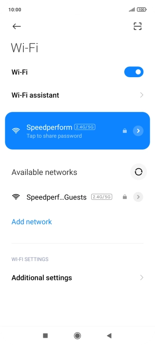 Press the Home key to return to the home screen.
