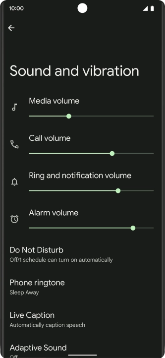 Slide your finger upwards starting from the bottom of the screen to return to the home screen.