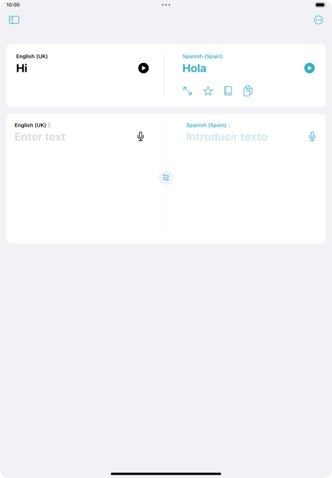 Press the screen size icon.