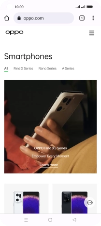 Press the address bar.