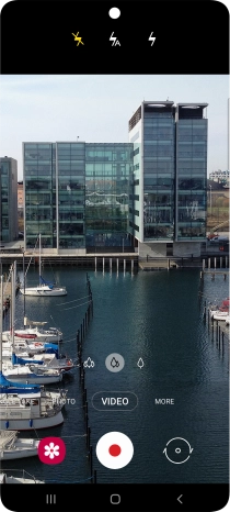 Press the required setting.