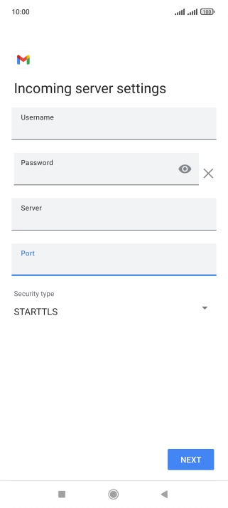 Press the drop down list below 