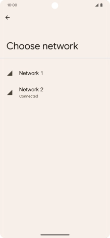 Press arrow left. Press arrow left.