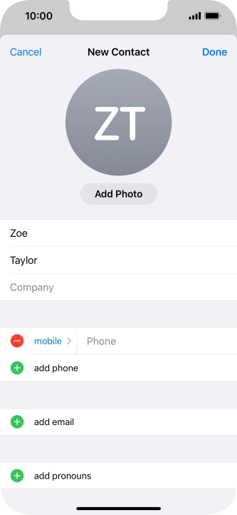 Press Phone and key in the required phone number.
