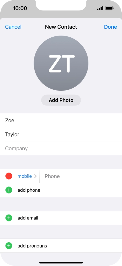 Press Phone and key in the required phone number.