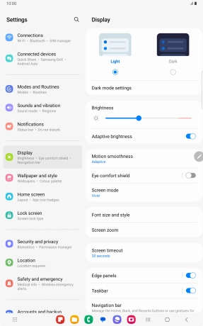 Press Dark. Press Dark.