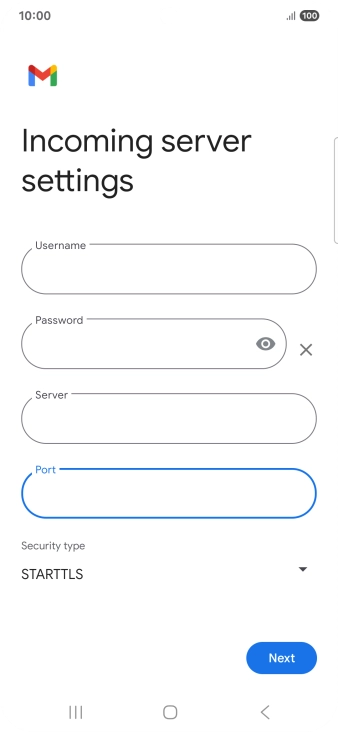 Press the drop down list below 