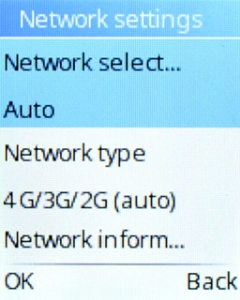 Select Network select.... Select Network select....