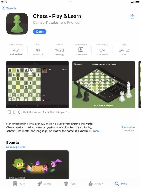 Press the Home key to return to the home screen.
