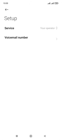 Press Voicemail number.