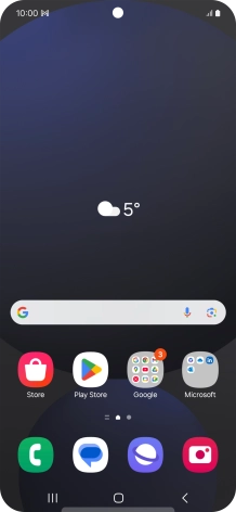 The email message icon shows that you've received a new email message.