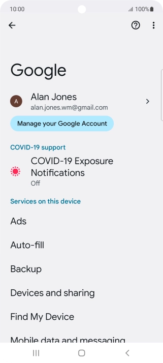 Press Find My Device.