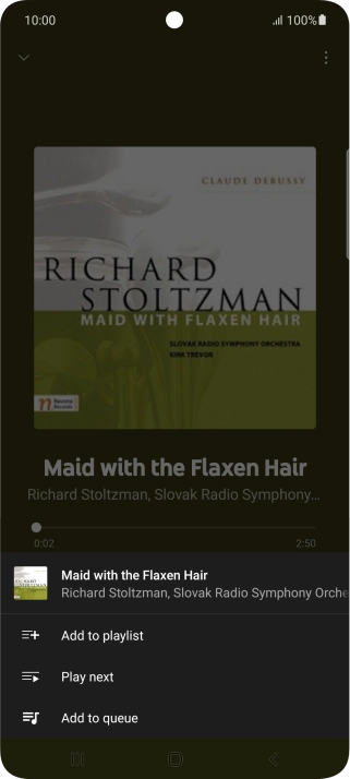 Press Add to playlist.