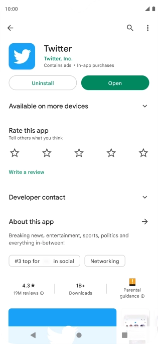 Press the Home key to return to the home screen.