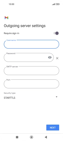 Press the field below 