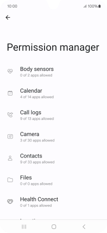 Press the required phone function.