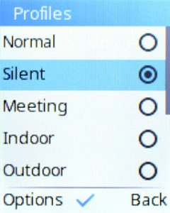 Select Normal to turn off silent mode.