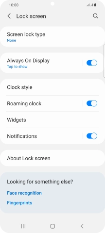 Press the Home key to return to the home screen.