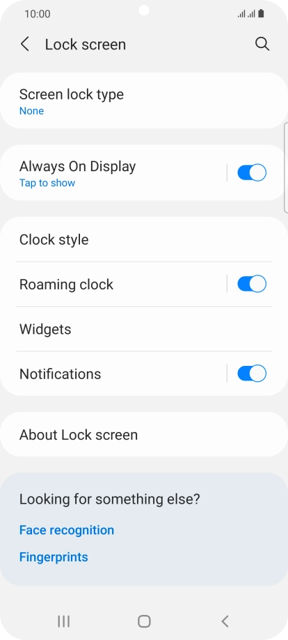 Press the Home key to return to the home screen.