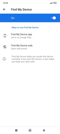 Press the Home key to return to the home screen.