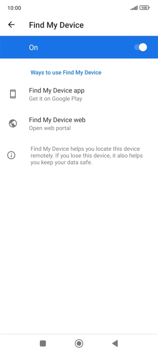 Press the Home key to return to the home screen.