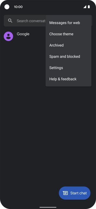 Press Settings. Press Settings.