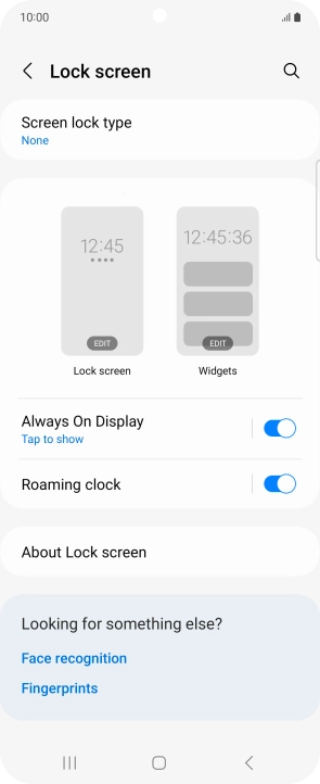 Press the Home key to return to the home screen.