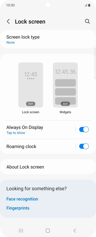 Press the Home key to return to the home screen.