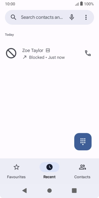 Press the Home key to return to the home screen.