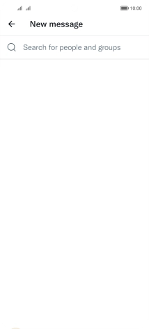 Press the search field. Press the search field.