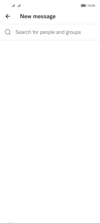 Press the search field. Press the search field.