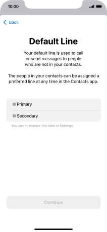 Press the required price plan.