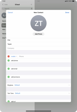 Press Phone and key in the required phone number.