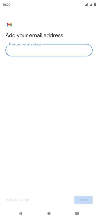 Press the field below 