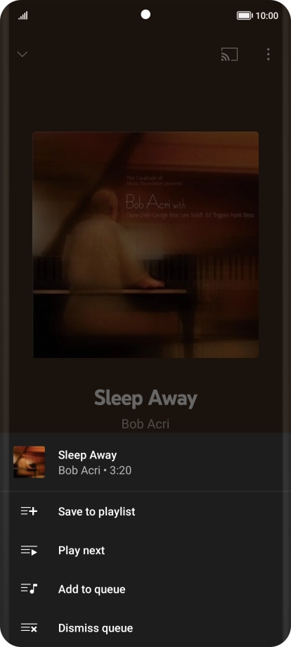 Press Save to playlist.