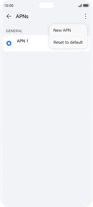 Press New APN.