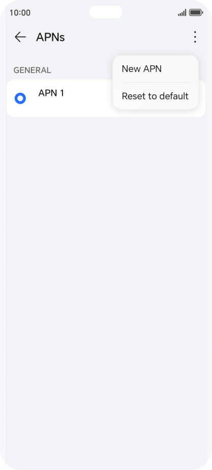 Press New APN.