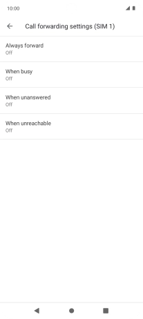Press the Home key to return to the home screen.