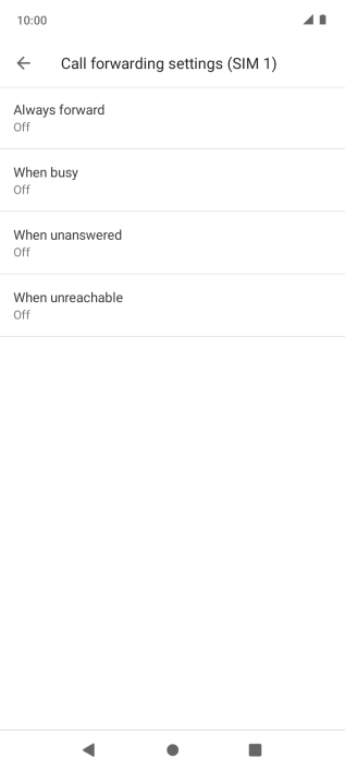 Press the Home key to return to the home screen.