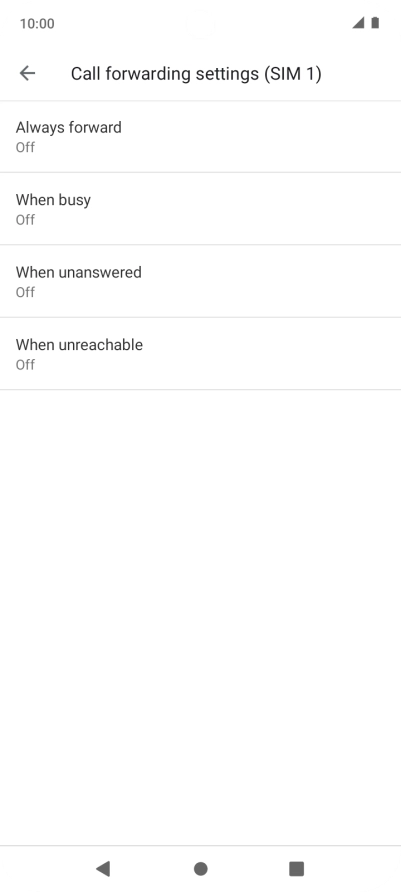 Press the Home key to return to the home screen.