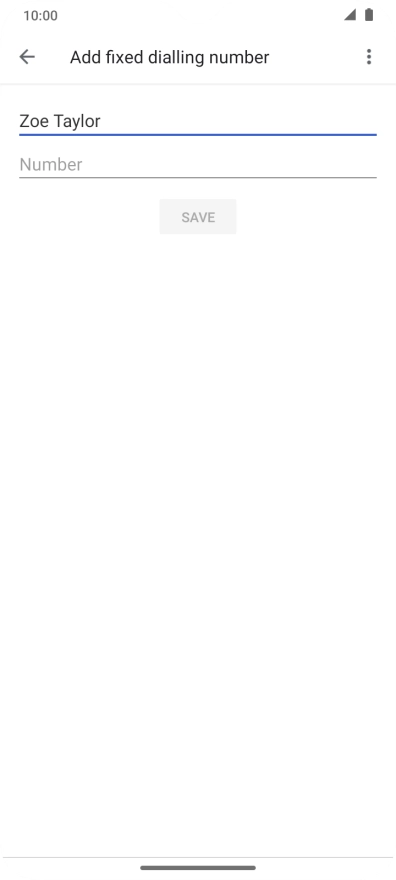 Press Number and key in the required phone number. Press Number and key in the required phone number.