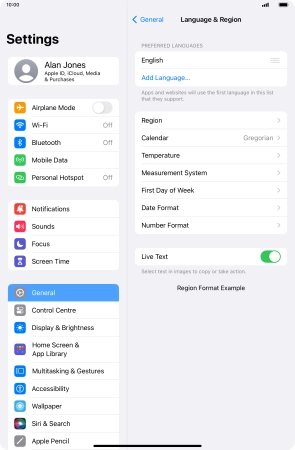 Press Add Language....
