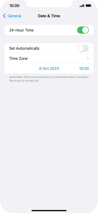 Press the indicator next to Press the indicator next to