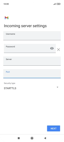 Press the drop down list below 