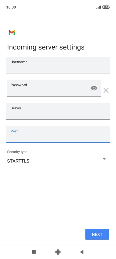 Press the drop down list below 