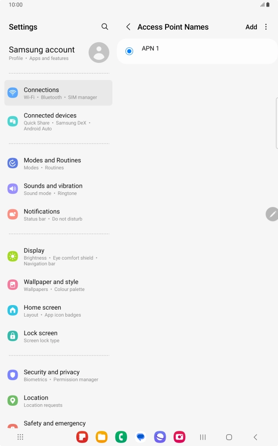 Press Add. Press Add.