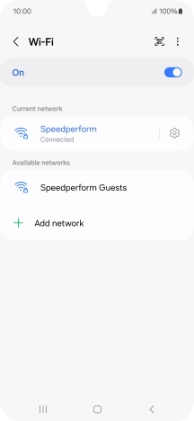 Press the Home key to return to the home screen.