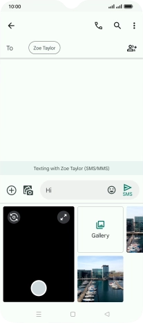 Press Gallery and go to the required folder. Press Gallery and go to the required folder.