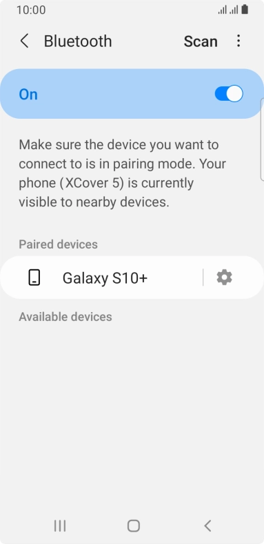 Press the Home key to return to the home screen.