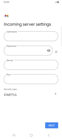 Press the field below 